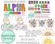 New Release Bundle 8/8/23 - Save 50% - 10 Total Designs