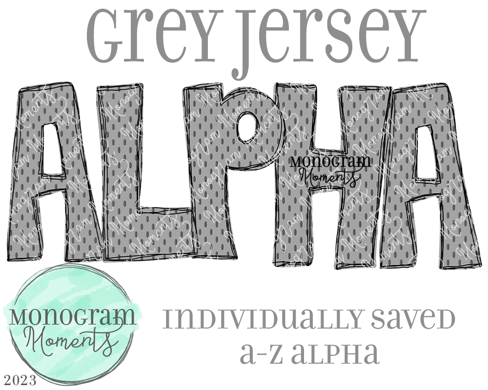 Grey Jersey Alpha