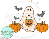 Retro Ghost Scene