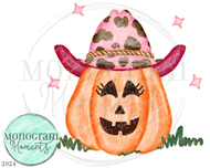 Cowgirl Pumpkin
