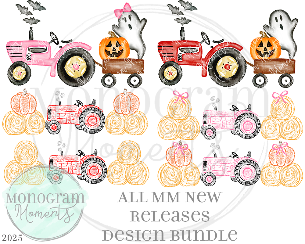 New Release Bundle 09/15/25 - Save 50% - 6 Total Designs