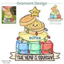 Load image into Gallery viewer, Boy's Squishy Tree Ornament Design - Gold
