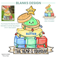 Boy's Squishy Tree Ornament Design - Green