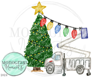 Christmas Bucket Truck