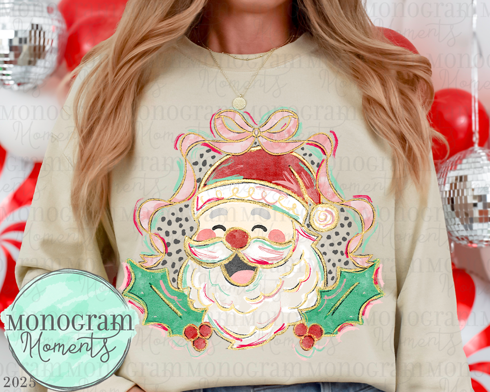 Colorful Jolly Santa - Light Skin