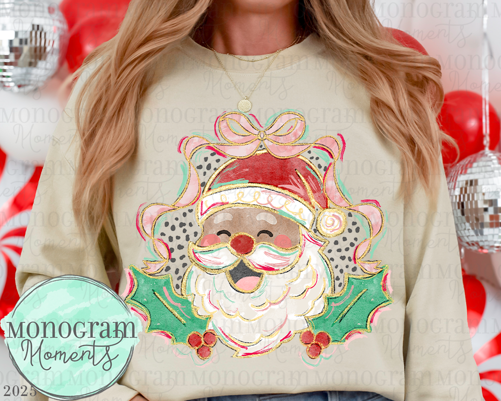 Colorful Jolly Santa - Medium Skin