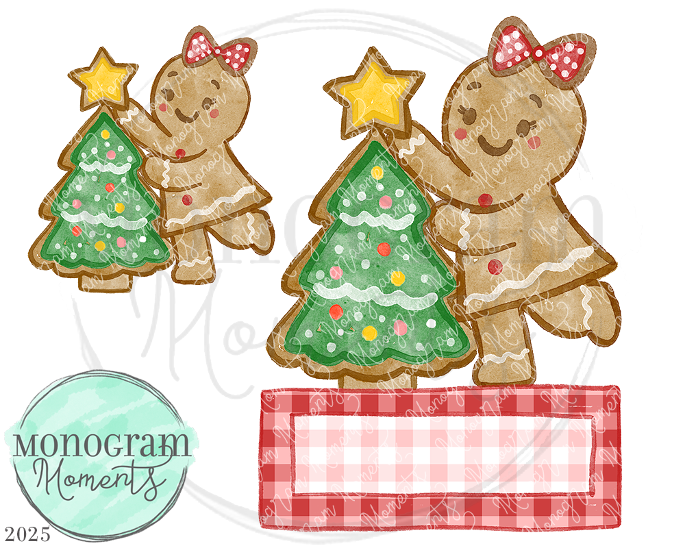 Girl's Gingerbread Decorating Tree