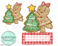 Girl's Gingerbread Decorating Tree