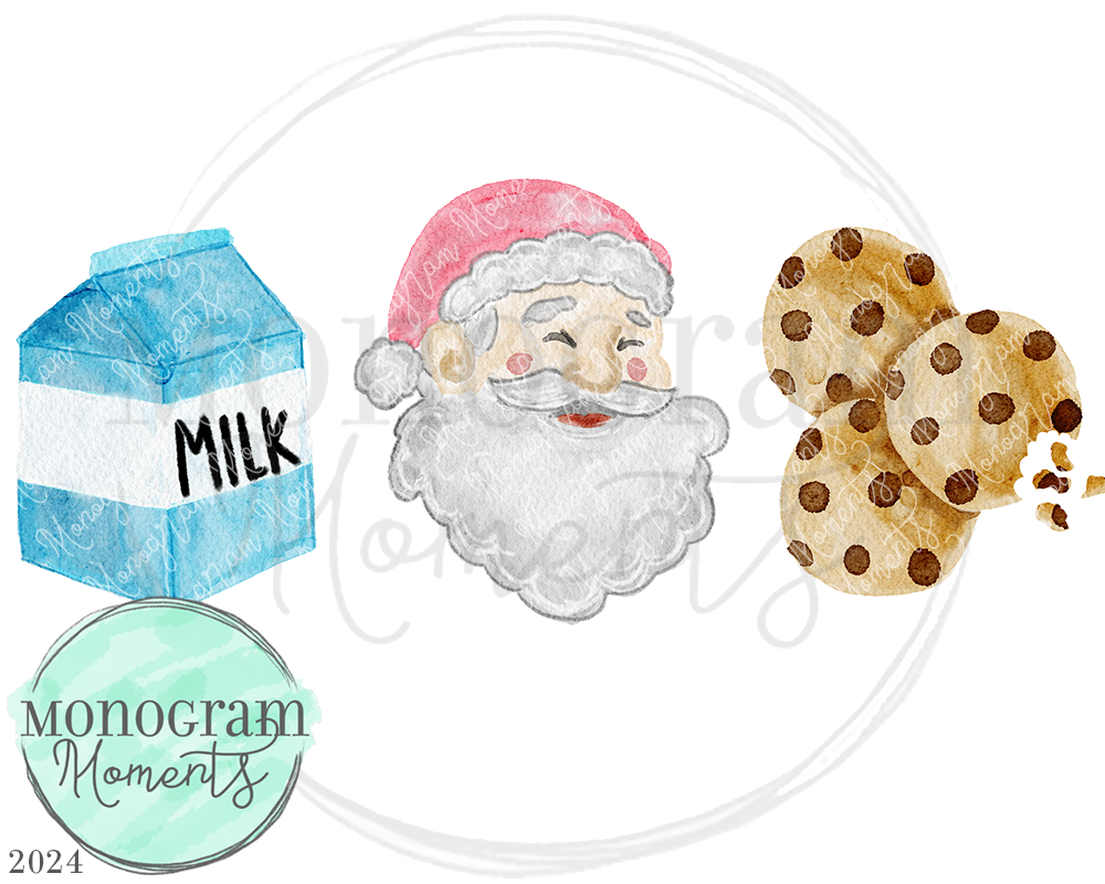 Girl's Santa Snacks Trio - Less Melanin Skin Tone