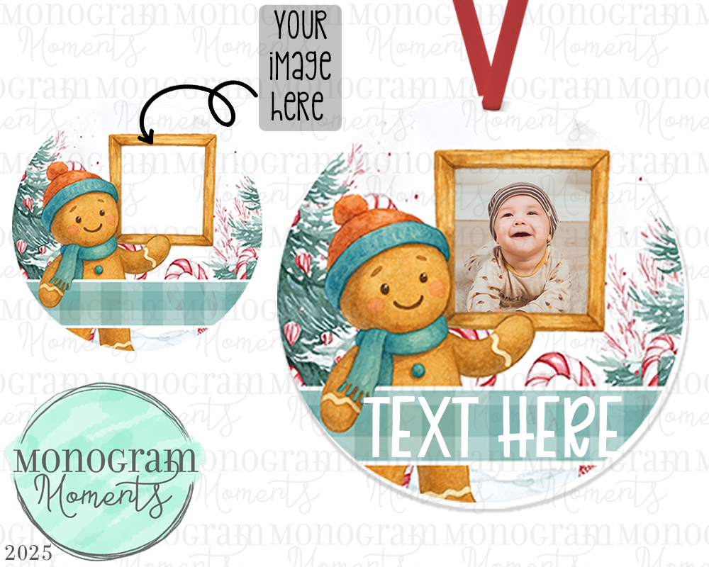 Gingerbread Picture Ornament - Blanks Design