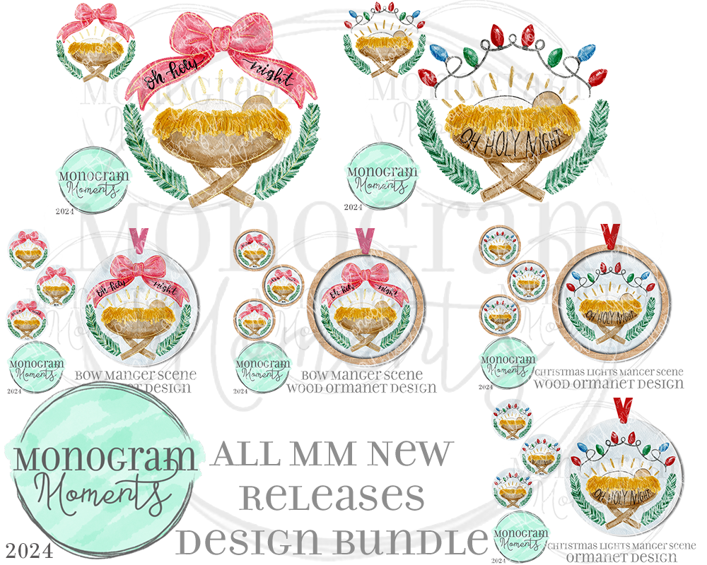 New Release Bundle 12/3/24 - Save 50% - 6 Total Designs