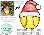 Santa Hat Softball