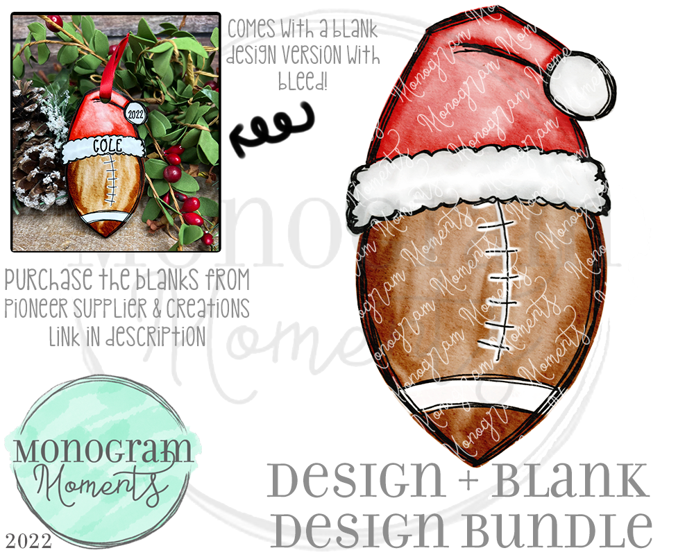 Santa Hat Football
