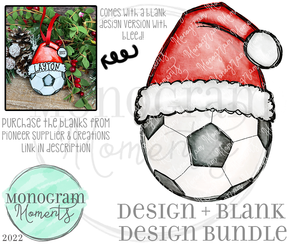 Santa Hat Soccer Ball