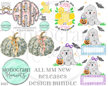 Load image into Gallery viewer, New Release Bundle 08/20/25 - Save 50% - 8 Total Designs
