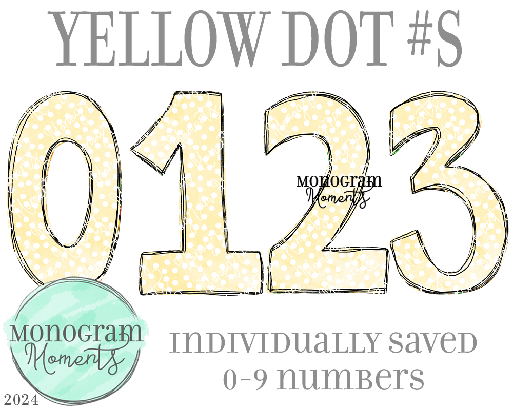 Yellow Dot #s