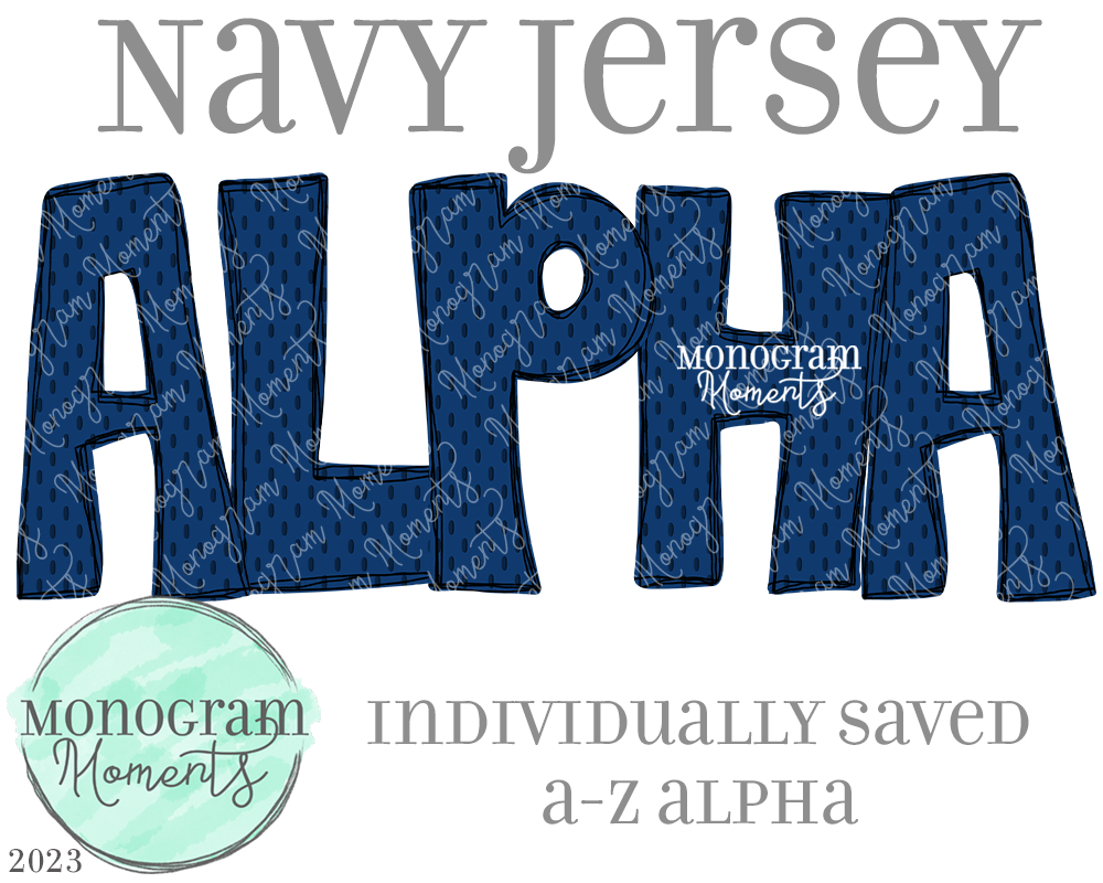 Navey Jersey Alpha