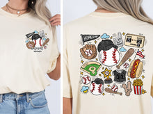 Load image into Gallery viewer, Fun Baseball - Pocket &amp; Back - Black
