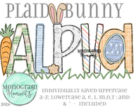 Plaid Bunny Alpha