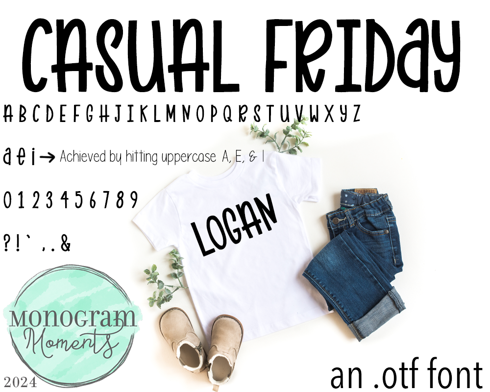 Casual Friday - OTF Font