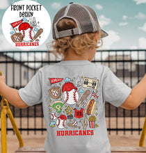 Load image into Gallery viewer, Fun Baseball - Pocket &amp; Back - Red
