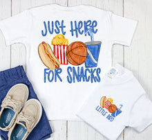 Load image into Gallery viewer, Just Here for Snacks - Boy's Basketball
