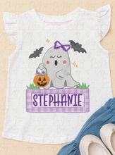 Load image into Gallery viewer, Girl&#39;s Ghost Trick or Treat
