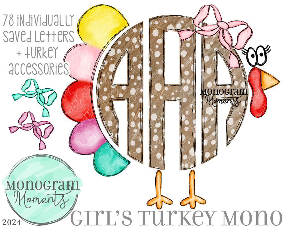 Girl's Turkey Mono