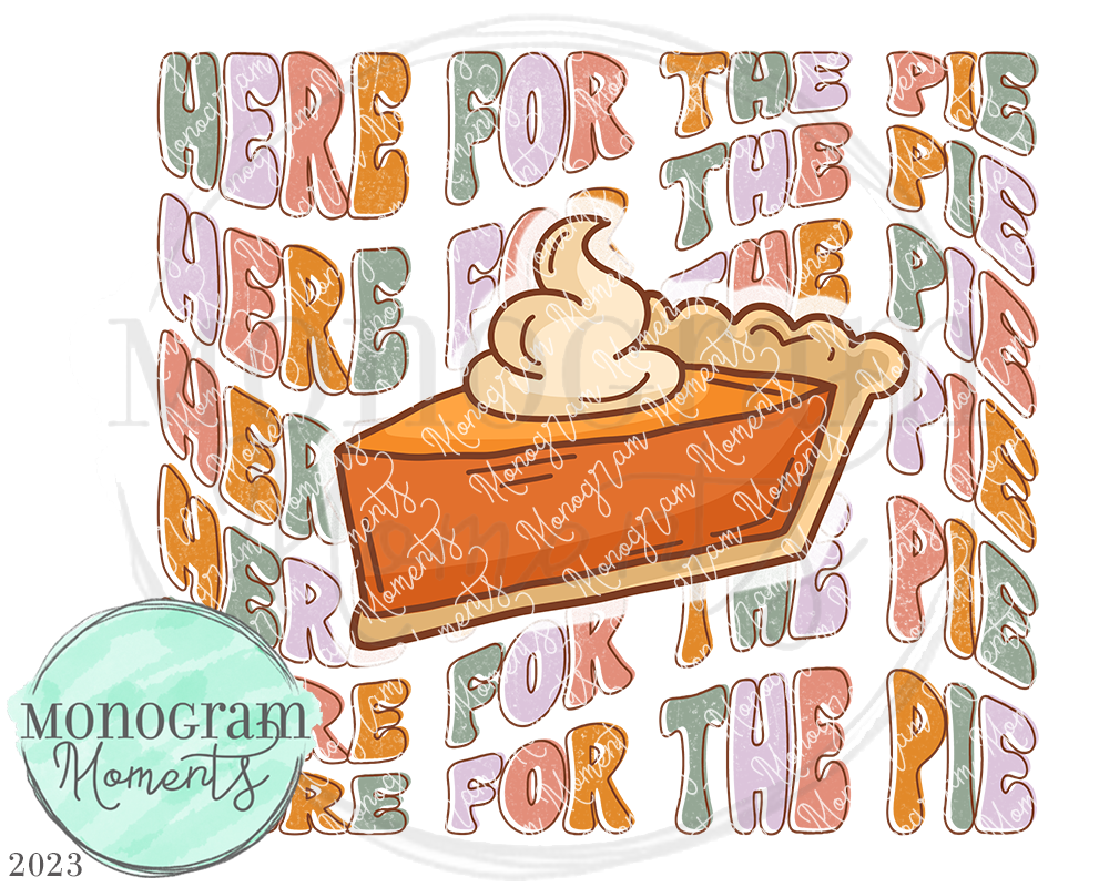 Girl's Here for the Pie-Retro