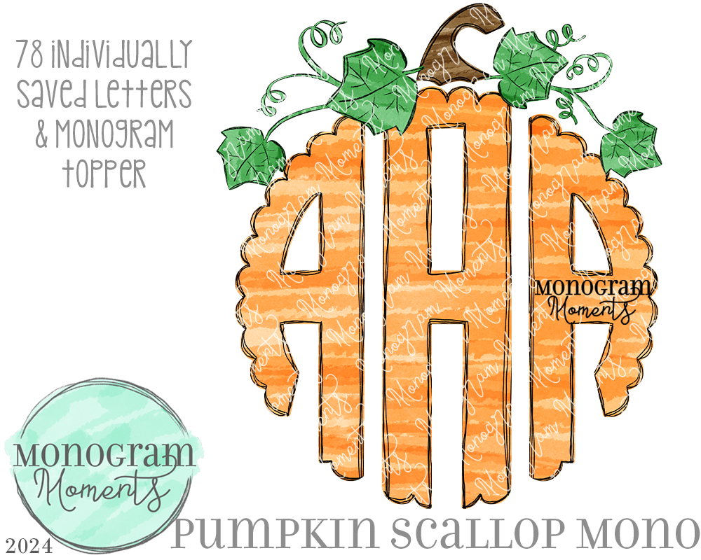 Pumpkin Scallop Mono