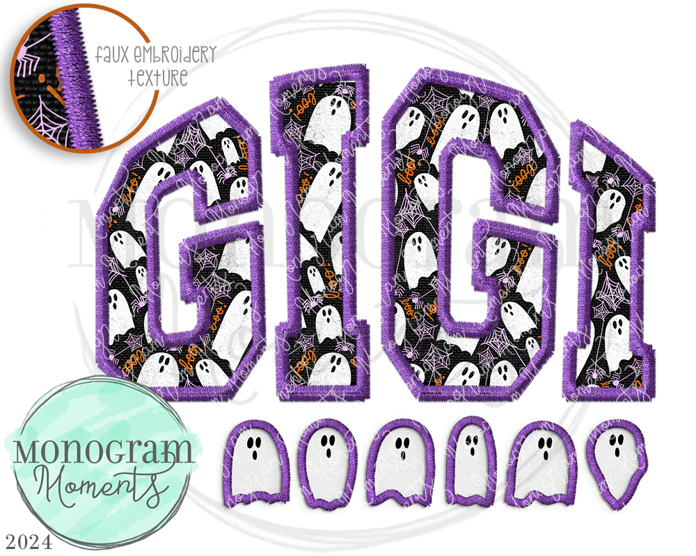 Gigi Halloween Patch & Ghosts