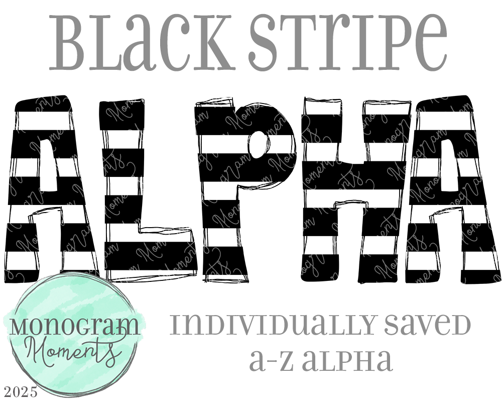 Black Stripe Alpha