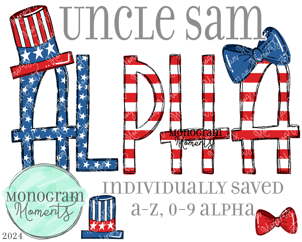 Uncle Sam Alpha – Monogram Moments