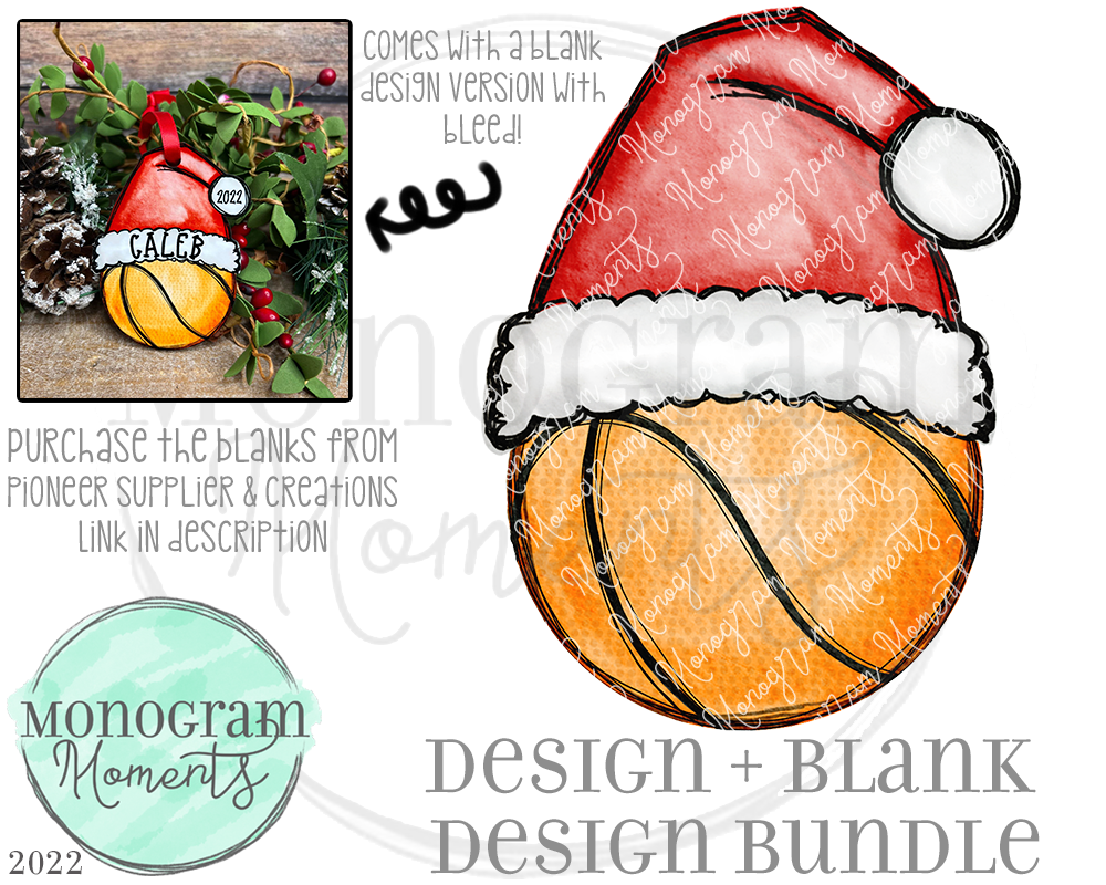 Santa Hat Basketball