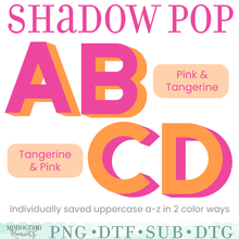 Load image into Gallery viewer, Shadow Pop-Pink &amp; Tangerine
