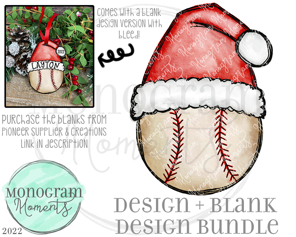 Santa Hat Baseball