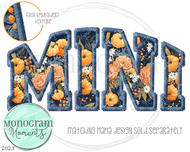 Navy Pumpkins Mini Patch
