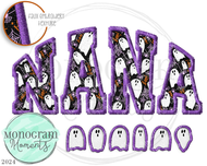 Nana Halloween Patch & Ghosts