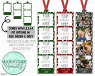 Trees Photo Strip Ornament - Blanks Design