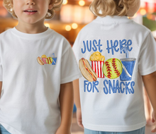 Load image into Gallery viewer, Just Here for Snacks - Boy's Softball
