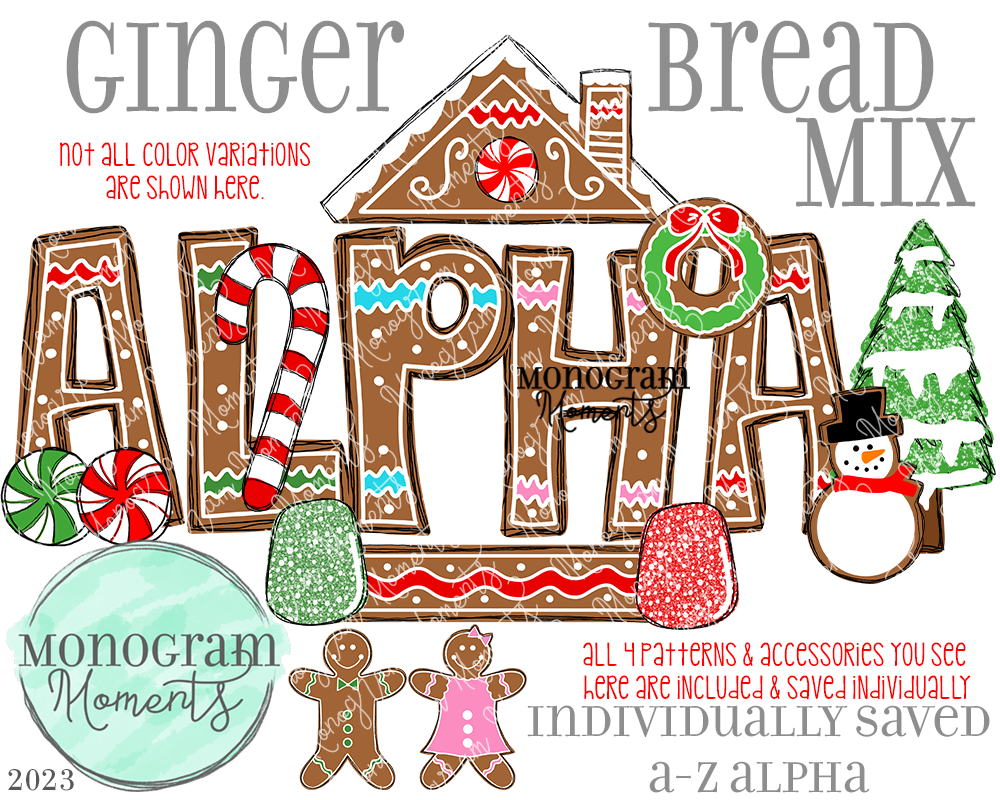 Gingerbread Mix Alpha