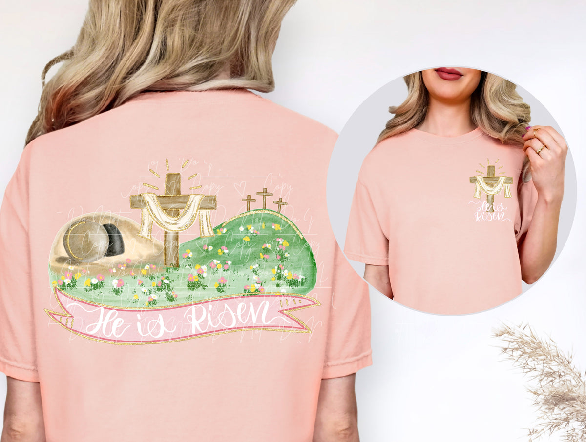 Girl's He Is Risen – Monogram Moments