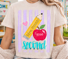 Load image into Gallery viewer, Girl's 2nd Grade Stripes
