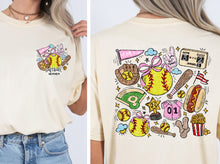 Load image into Gallery viewer, Fun Softball - Pocket &amp; Back - Pink
