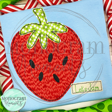 Load image into Gallery viewer, Strawberry -  BEAN APPLIQUE
