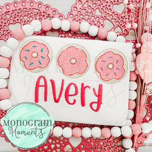 Load image into Gallery viewer, Doughnuts Trio - SKETCH EMBROIDERY
