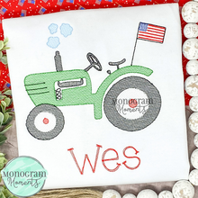 Load image into Gallery viewer, Vintage USA Tractor- SKETCH EMBROIDERY
