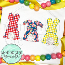 Load image into Gallery viewer, Bunny Tail Trio - BEAN APPLIQUE
