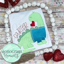 Load image into Gallery viewer, Vday Dino Sweater - SKETCH EMBROIDERY
