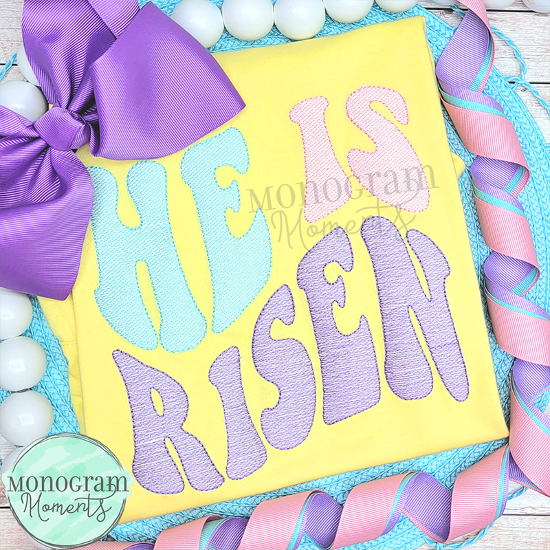 He Is Risen - SKETCH EMBROIDERY – Monogram Moments